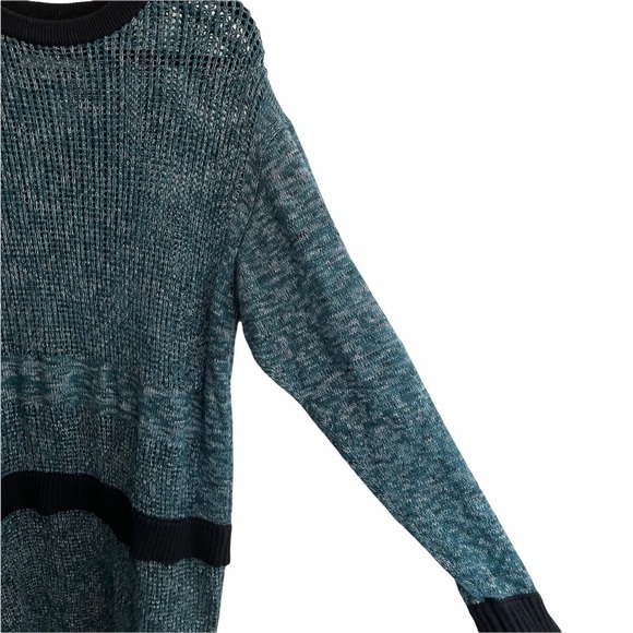 Public School Knit Turquoise Blue Sweater Dress S - Picture 9 of 10